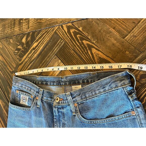 Cinch White Label Jeans Men 35x36 Cowboy Western Work Wear Aztec Fringe Starched - Picture 4 of 11